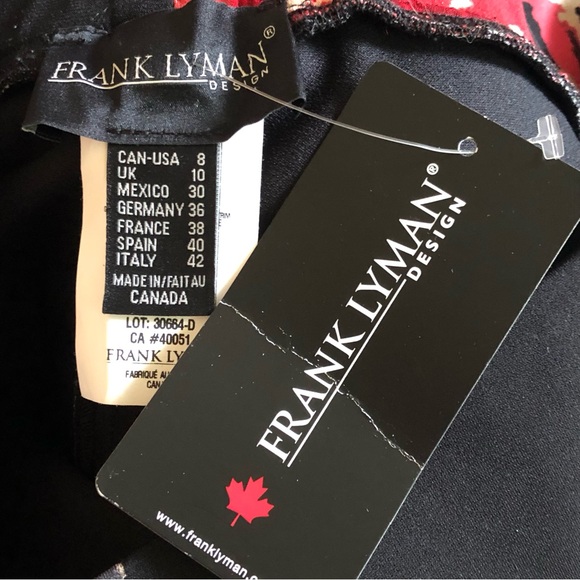 Floral Pull-On Pants - Size 8 - NEW - Frank Lyman - Floral Leggings - Casual - Picture 3 of 8